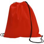 Nonwoven drawstring backpack, red (6232-08CD)