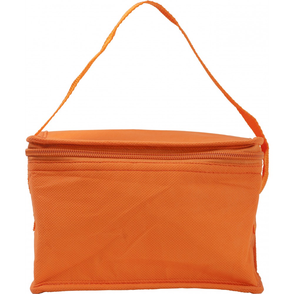 Printed Nonwoven small cooler bag., orange (Cooler bags)