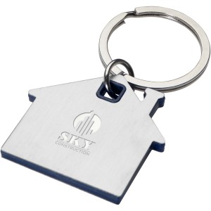 Nook house-shaped keychain, Blue (Keychains)