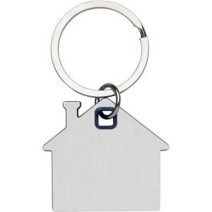 Nook house-shaped keychain, Blue (Keychains)