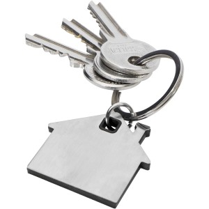 Nook house-shaped keychain, Solid black (Keychains)
