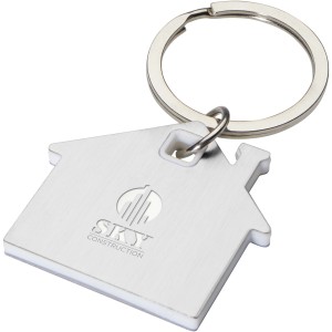 Nook house-shaped keychain, White (Keychains)