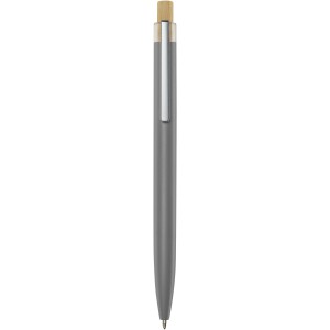 Nooshin recycled aluminium ballpoint pen, Grey (Metallic pen)