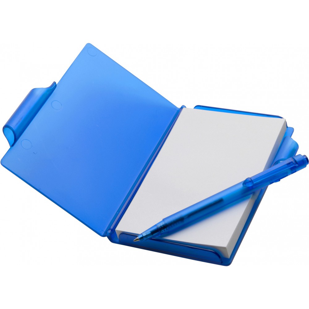 Notebook with pen, blue (Notebooks) - Reklámajándék.hu Ltd.