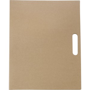 Cardboard memo folder Charlie, brown (Notebooks)