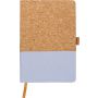 Cork and cotton notebook Trevor, lilac