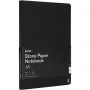 Karst(r) A5 stone paper hardcover notebook - squared, Solid black