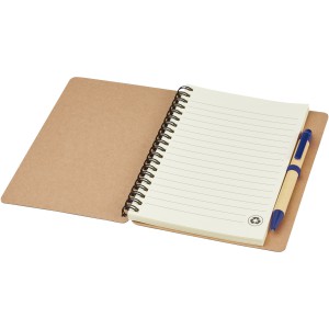 Priestly recycled notebook with pen, Natural,Navy (Notebooks)