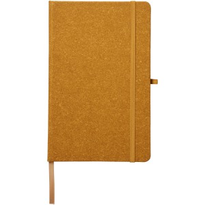 Atlana re-used leather A5 size notebook, Brown (Notebooks)