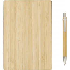 Bamboo cover notebook Jo, brown (Notebooks)