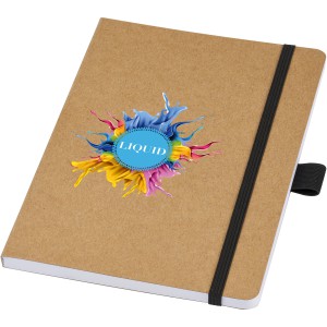 Berk recycled paper notebook, Solid black (Notebooks)