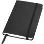 Classic A6 hard cover pocket notebook, solid black
