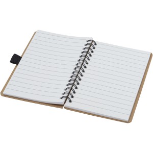 Cobble A6 wire-o recycled cardboard notebook with stone paper, Natural (Notebooks)