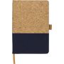 Cork and cotton notebook Trevor, blue