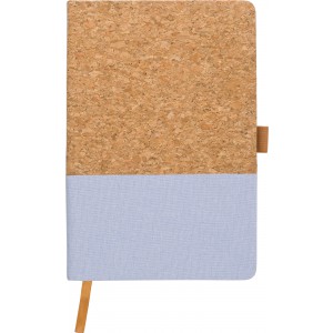 Cork and cotton notebook Trevor, lilac (Notebooks)