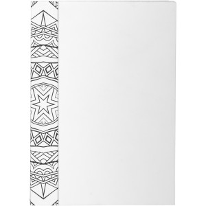 Doodle colouring notebook, White (Notebooks)