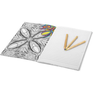 Doodle colouring notebook, White (Notebooks)