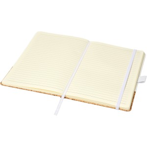 Evora A5 cork thermo PU notebook, White (Notebooks)