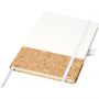 Evora A5 cork thermo PU notebook, White