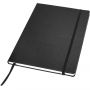 Executive A4 hard cover notebook, solid black