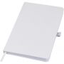 Fabianna crush paper hard cover notebook, White