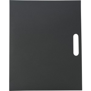 Folder with natural card cover, black (Notebooks)