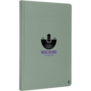 Karst(r) A5 stone paper hardcover notebook - lined, Heather green (Notebooks)