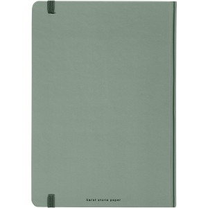 Karst(r) A5 stone paper hardcover notebook - lined, Heather green (Notebooks)