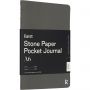 Karst(r) A6 stone paper softcover pocket journal - blank, Slate grey
