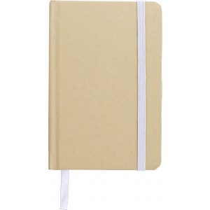 Kraft notebook John, white (Notebooks)