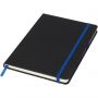 Noir medium notebook, solid black,Blue