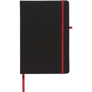 Noir medium notebook, solid black,Red (Notebooks)