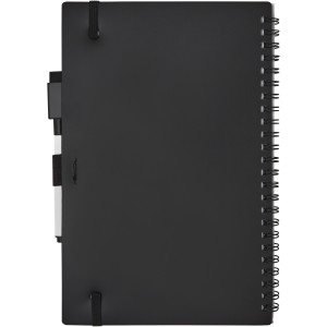 Pebbles A5 size reference reusable notebook, Solid black (Notebooks)