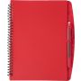 PP notebook Aaron, red