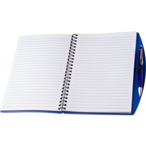 PP notebook with ballpen Solana, blue (Notebooks)