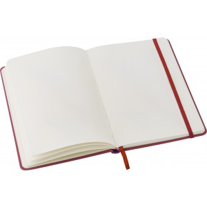 PU notebook Brigitta, red (Notebooks)
