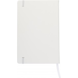 PU notebook Brigitta, white (Notebooks)