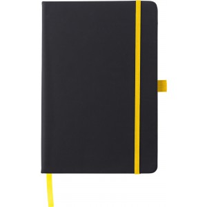 PU notebook Charlene, yellow (Notebooks)