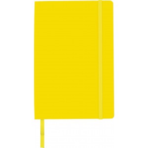 PU notebook Mireia, yellow (Notebooks)