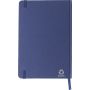 Recycled carton notebook (A5) Evangeline, cobalt blue