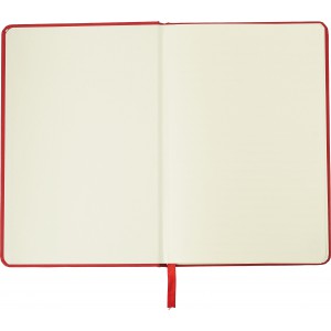 Recycled carton notebook (A5) Evangeline, red (Notebooks)