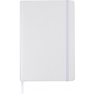 Recycled carton notebook (A5) Evangeline, white (Notebooks)