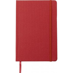 RPET Notebook (A5) Samira, red (Notebooks)