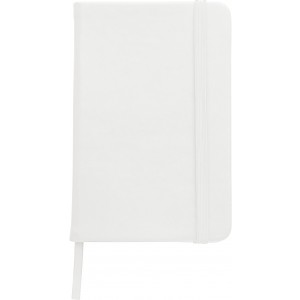 Soft feel notebook (approx. A5), white (Notebooks)
