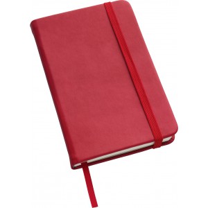Soft feel notebook (approx. A6), red (Notebooks)