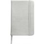 Soft feel notebook (approx. A6), silver