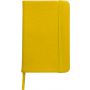 Soft feel notebook (approx. A6), yellow