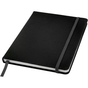 Spectrum A5 notebook with blank pages, solid black (Notebooks)