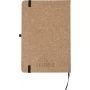 Recycled leather notebook (A5) Gianna, brown
