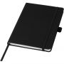 Thalaasa ocean-bound plastic hardcover notebook, Solid black